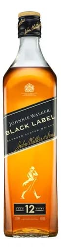 Whisky Escocês Blended Black Label Johnnie Walker Garrafa 1 Litro